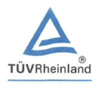 TÜV Rheinland certification